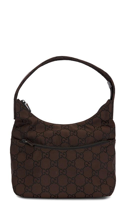 fwrd renew gucci hobo bag in brown.