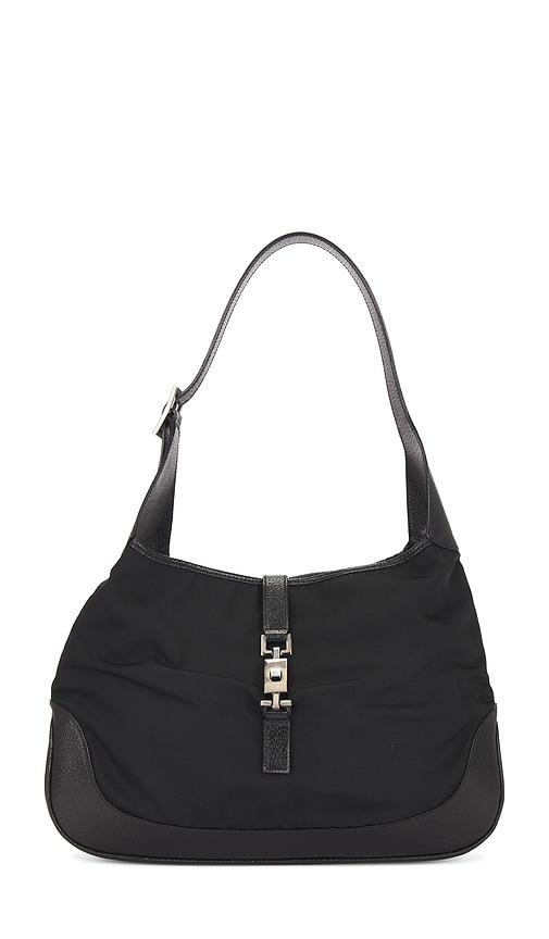 fwrd renew gucci jackie 1961 hobo bag in black.