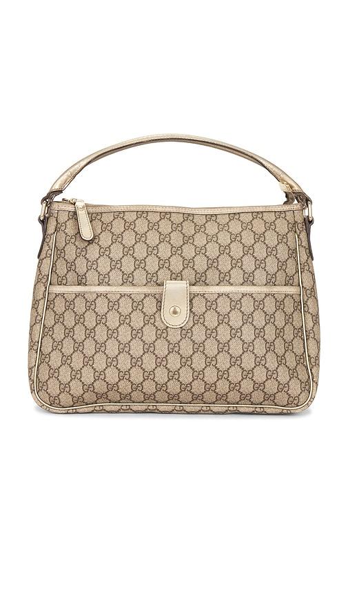fwrd renew gucci joy handbag in beige.