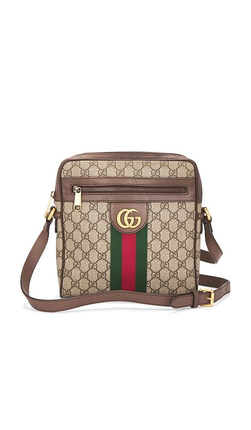 fwrd renew gucci ophidia messenger bag in beige.