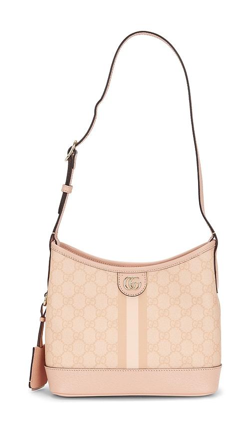 fwrd renew gucci ophidia shoulder bag in pink.