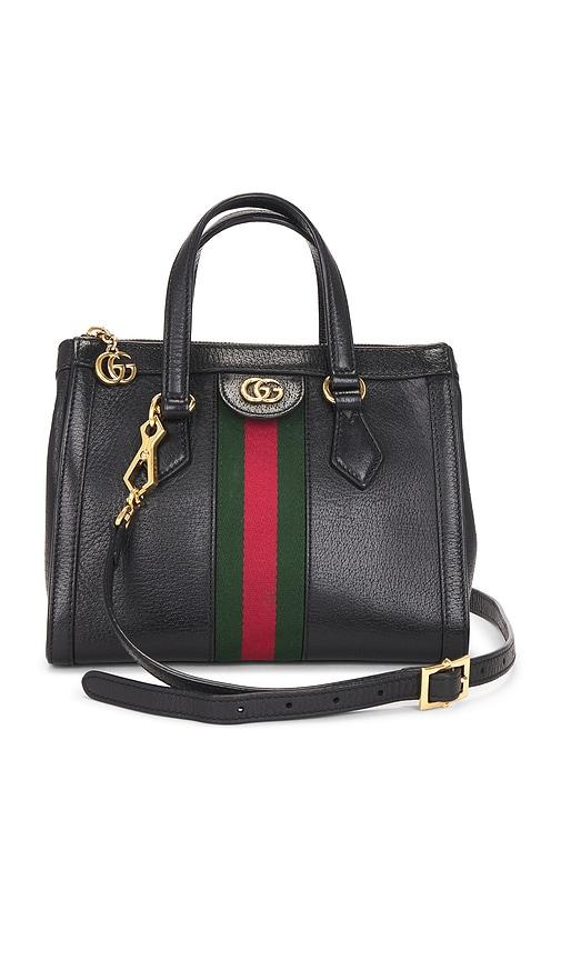 fwrd renew gucci ophidia tote bag in black.