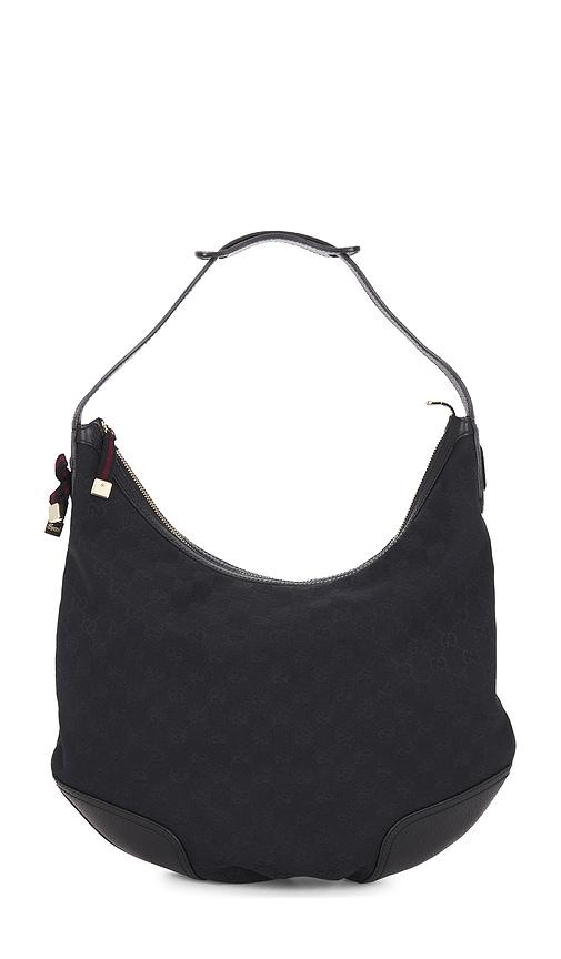 fwrd renew gucci princy hobo bag in black.