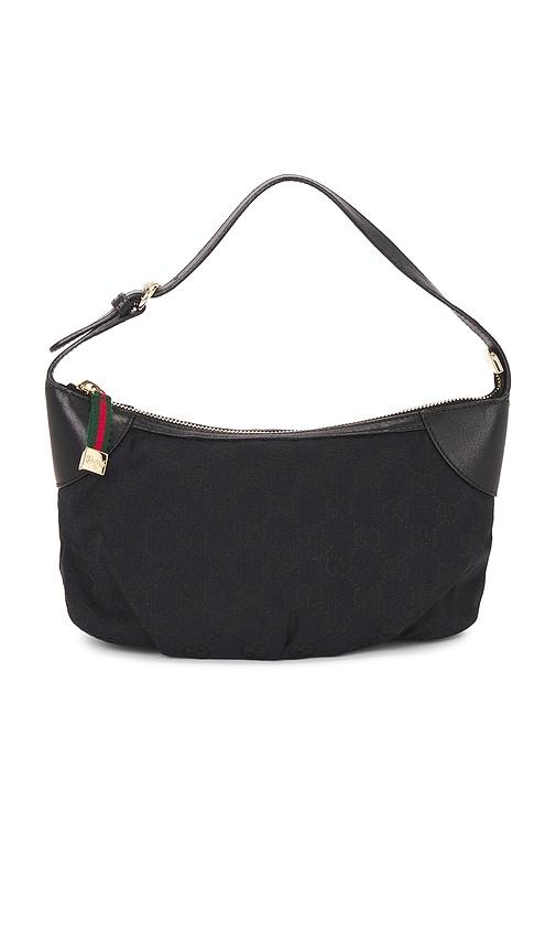 fwrd renew gucci princy pochette shoulder bag in black.