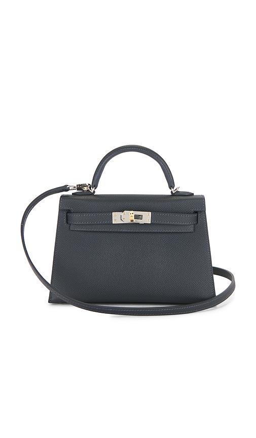 fwrd renew hermes epsom kelly 20 handbag in grey.