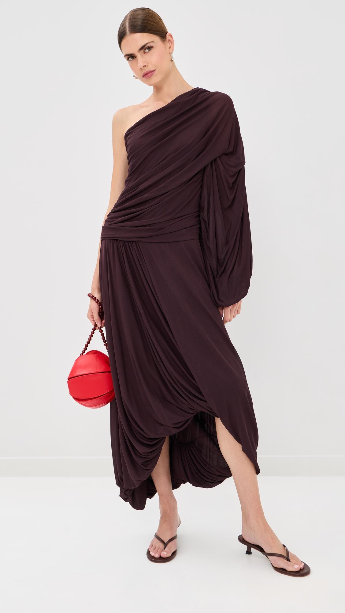 gabri dress in gauzy pleated jersey
