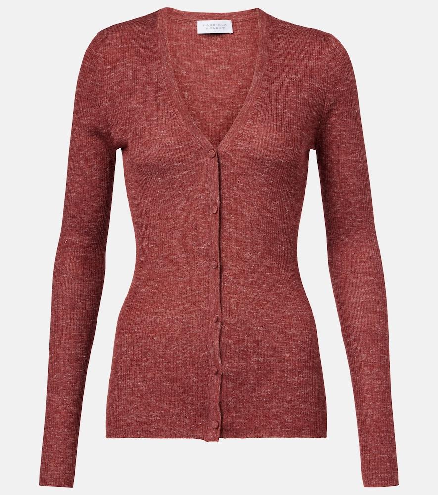 gabriela hearst aiste cashmere, silk, and hemp cardigan