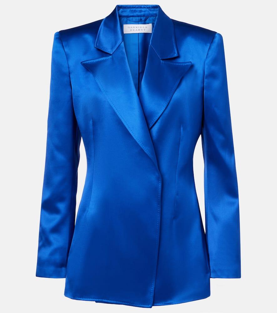 gabriela hearst aleah silk blazer