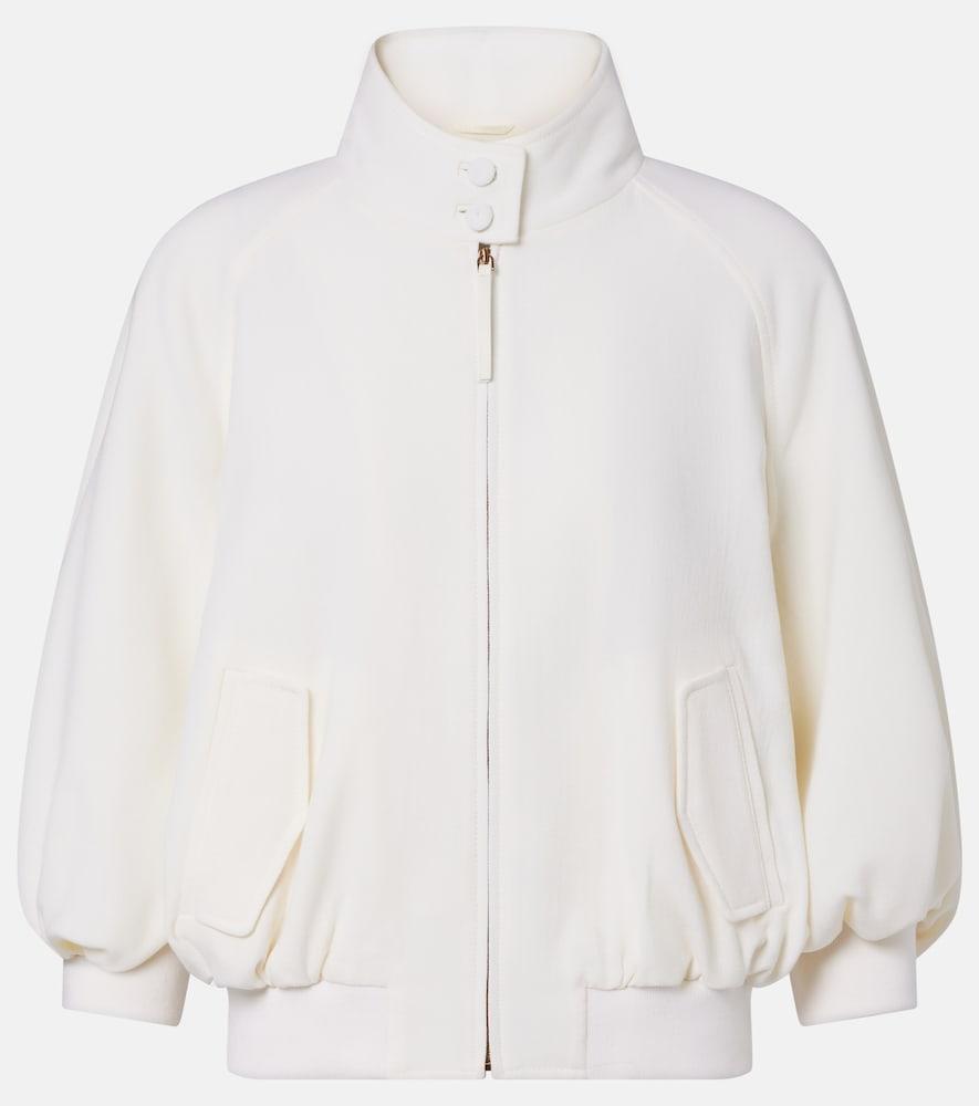 gabriela hearst aluin virgin wool bomber jacket
