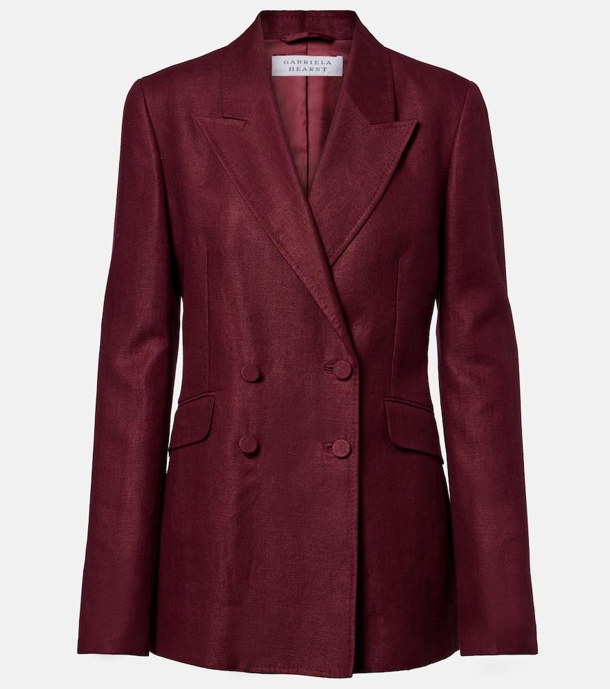 gabriela hearst angela linen twill blazer