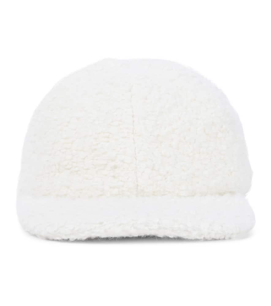 gabriela hearst bouclé baseball cap