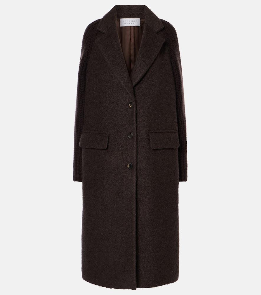 gabriela hearst charles cashmere, wool, and silk coat