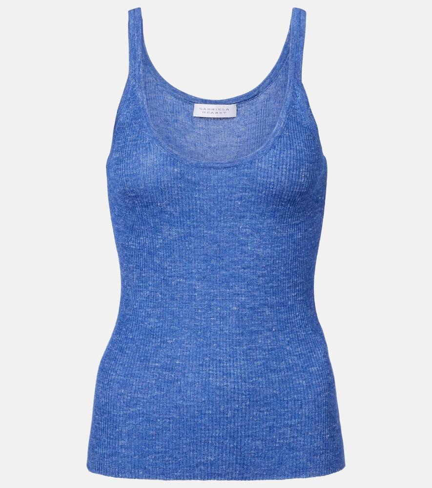 gabriela hearst cinxia cashmere, silk, and hemp tank top