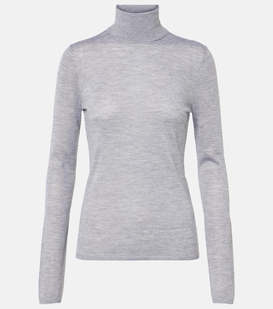 gabriela hearst costa cashmere and silk turtleneck top