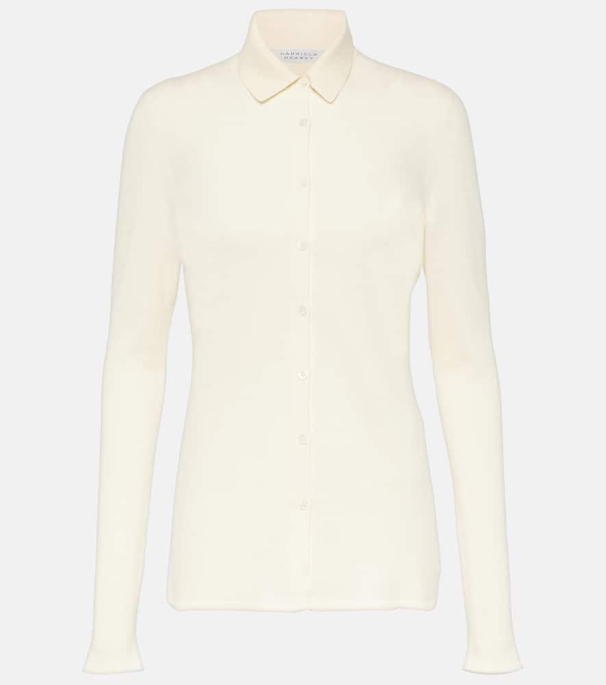 gabriela hearst deidre wool shirt