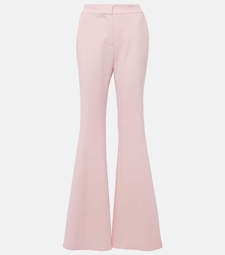 gabriela hearst desmond virgin wool crêpe flared pants