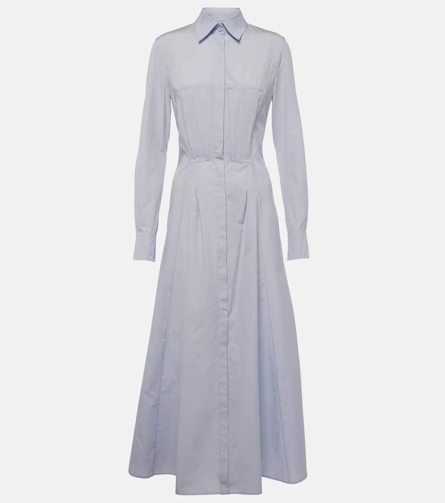 gabriela hearst eugene cotton shirt dress