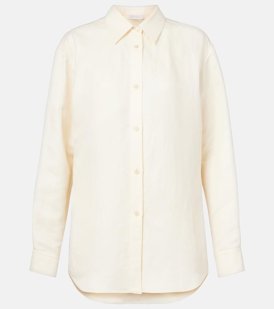gabriela hearst ferrara linen and silk shirt