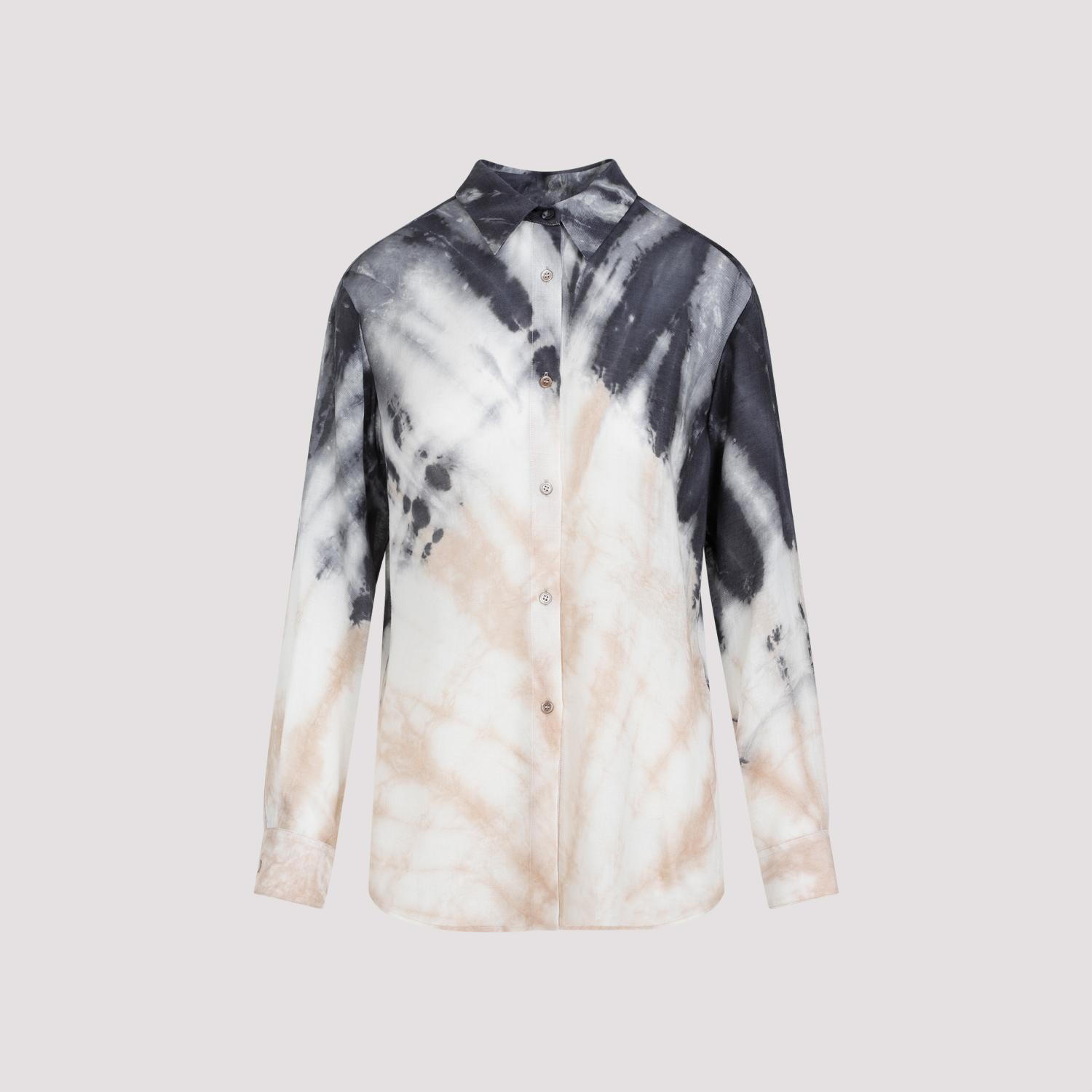gabriela hearst ferrara shirt nude & neutrals cashmere silk virgin wool - women