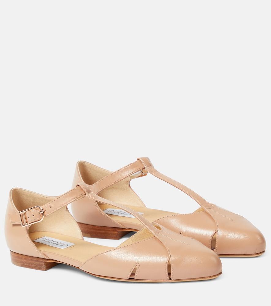 gabriela hearst harlow leather ballet flats