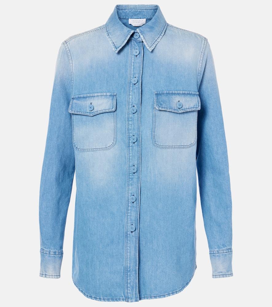 gabriela hearst john austin denim shirt