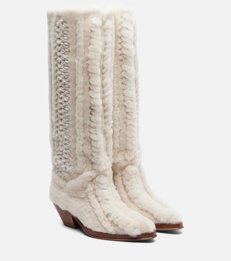 gabriela hearst joseph shearling knee