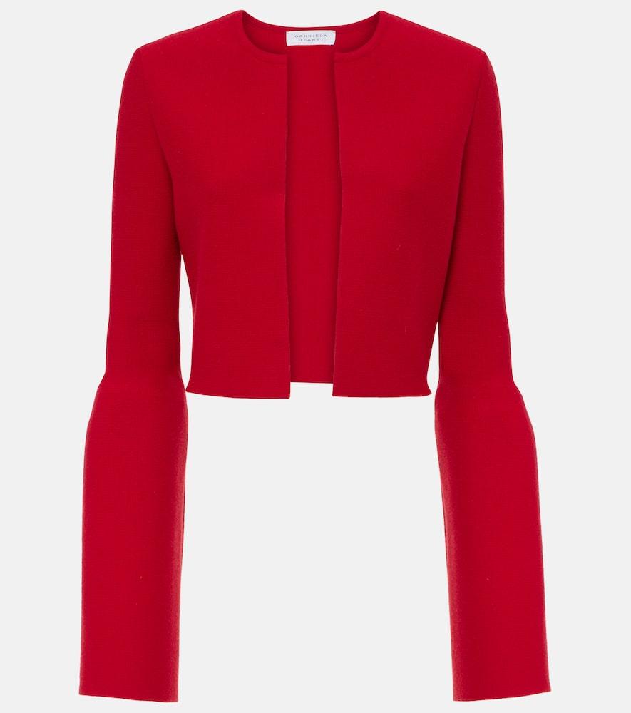 gabriela hearst katlin cropped wool jacket