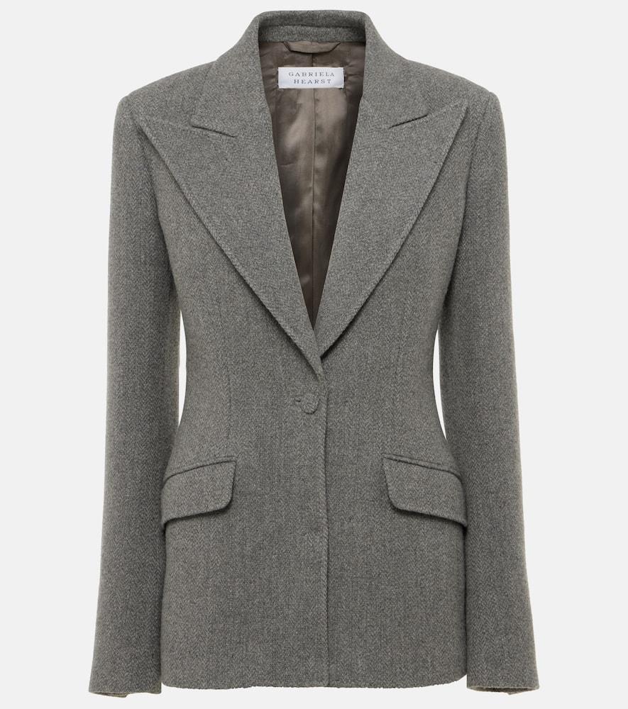 gabriela hearst leiva wool and cashmere blazer