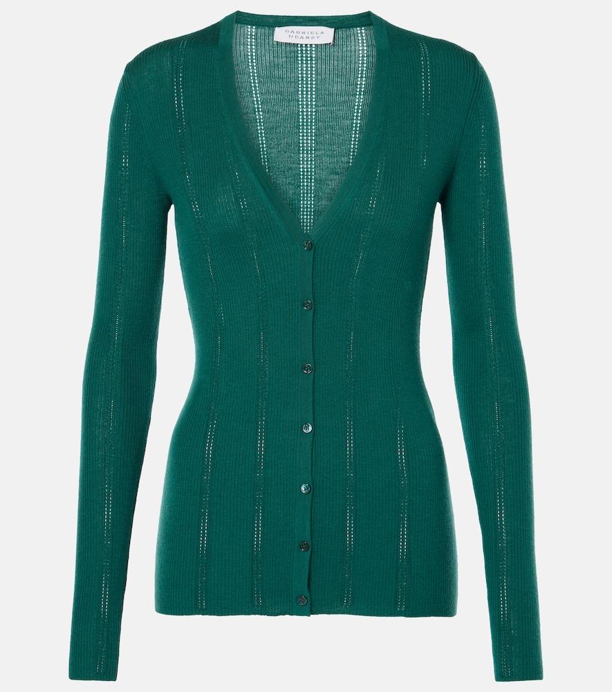 gabriela hearst lillian wool cardigan