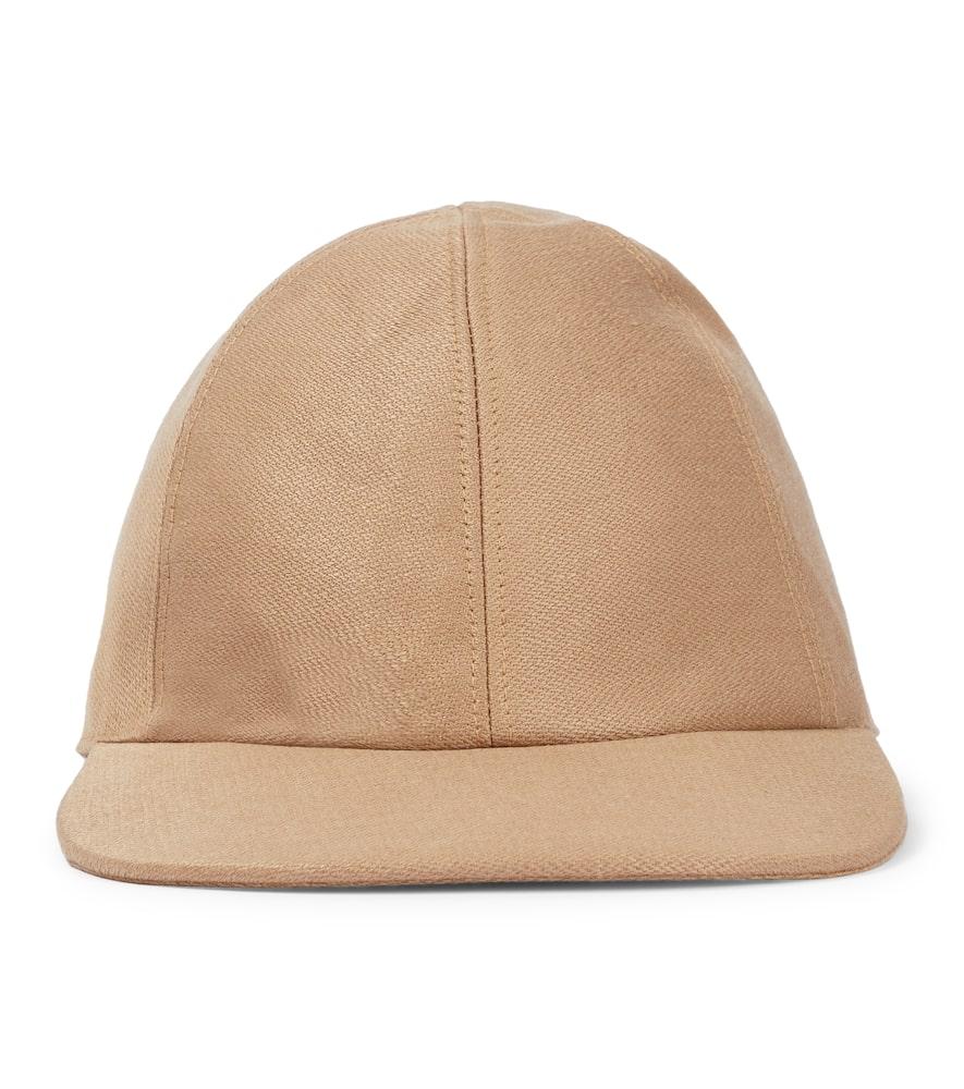 gabriela hearst linen baseball cap