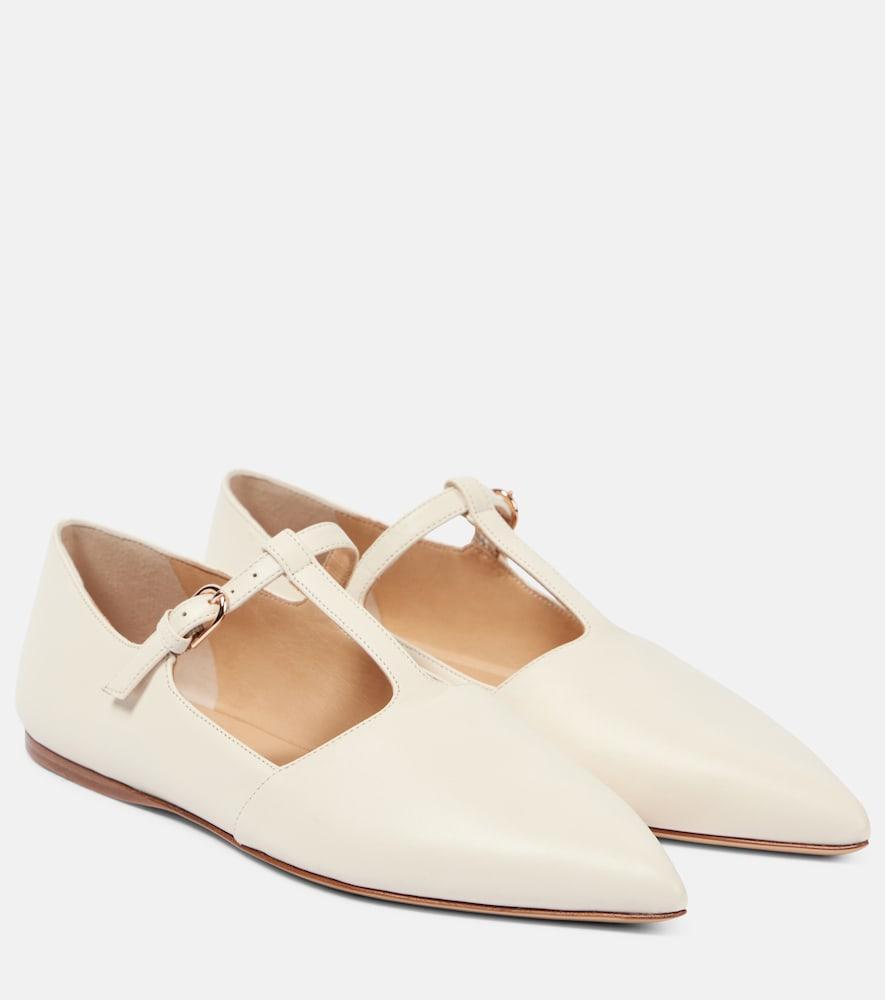 gabriela hearst lola leather ballet flats