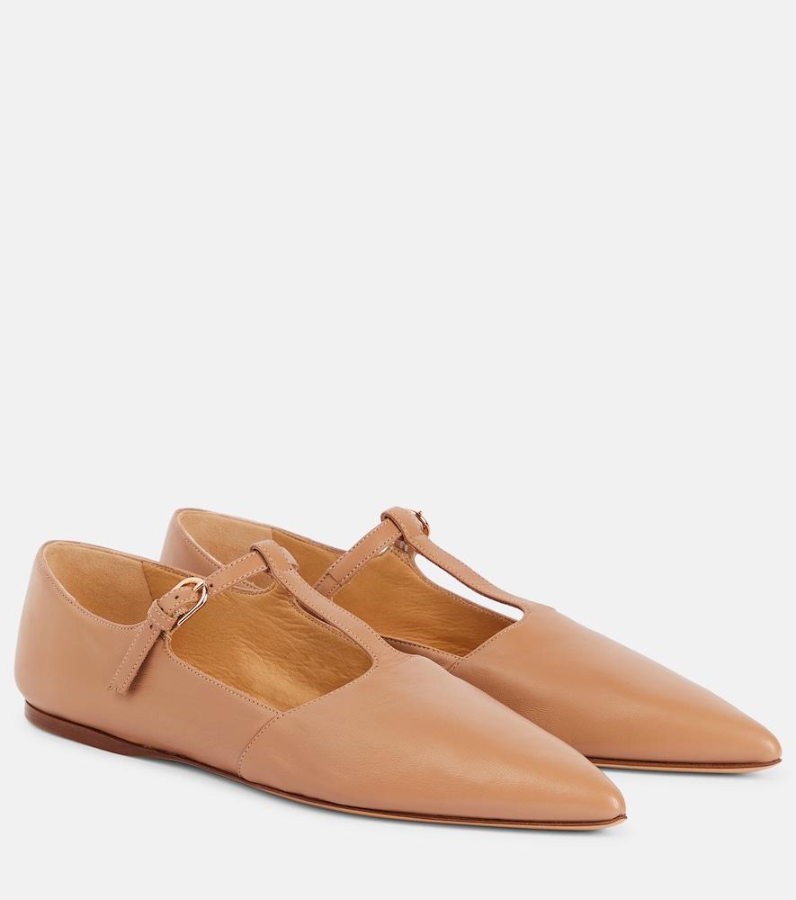 gabriela hearst lola leather ballet flats