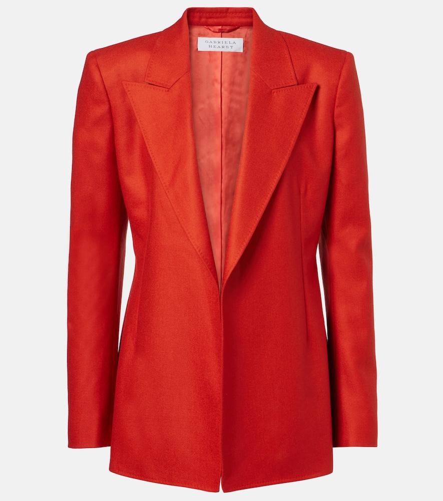 gabriela hearst mairi wool and cashmere jacket
