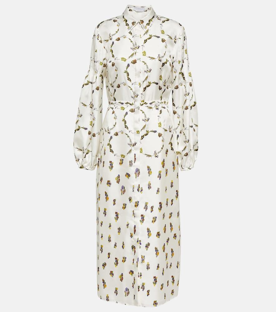 gabriela hearst mauri printed silk twill maxi dress