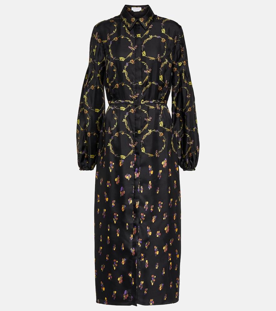 gabriela hearst mauri printed silk twill maxi dress