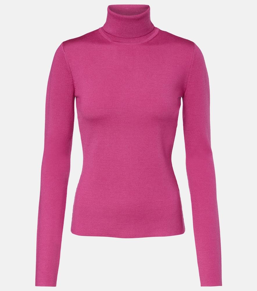 gabriela hearst may wool, cashmere, and silk turtleneck sweater