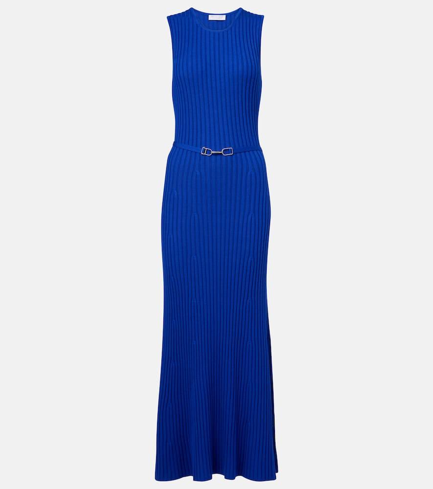 gabriela hearst meier wool and cashmere midi dress