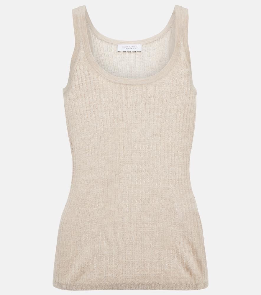 gabriela hearst nevin cashmere and silk tank top