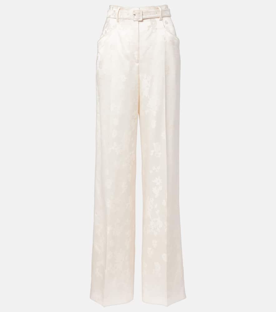 gabriela hearst norman embroidered silk wide