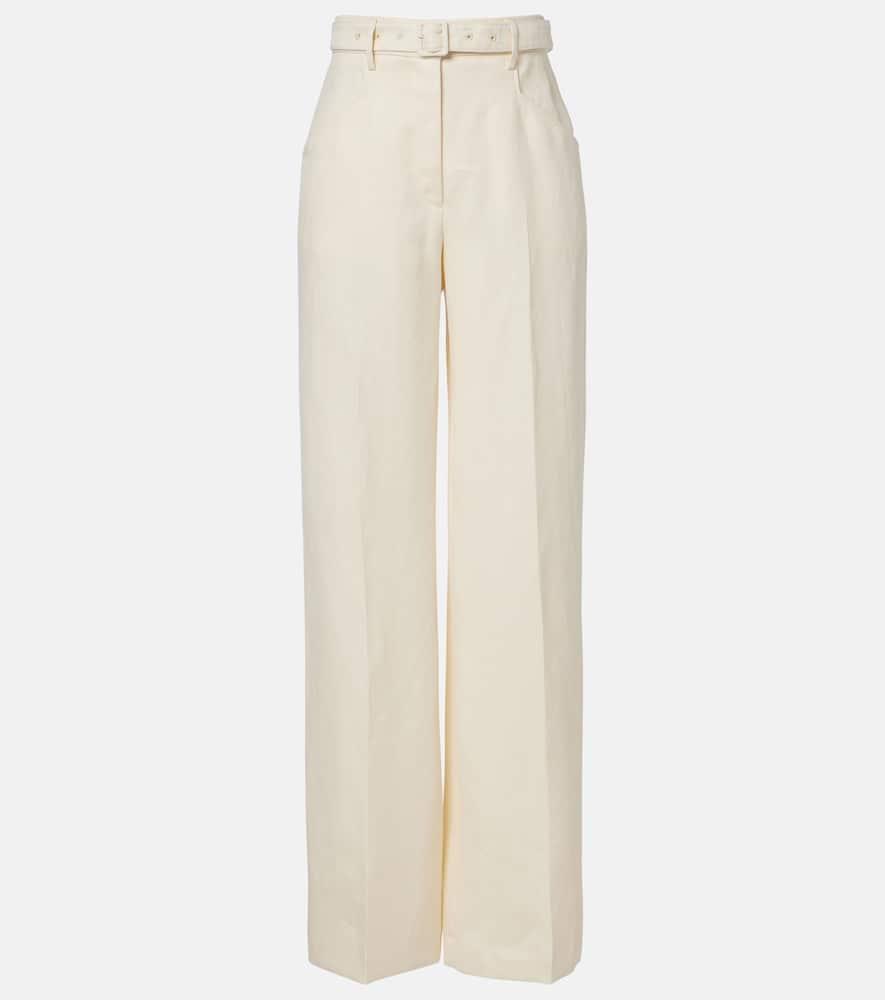 gabriela hearst norman linen straight pants