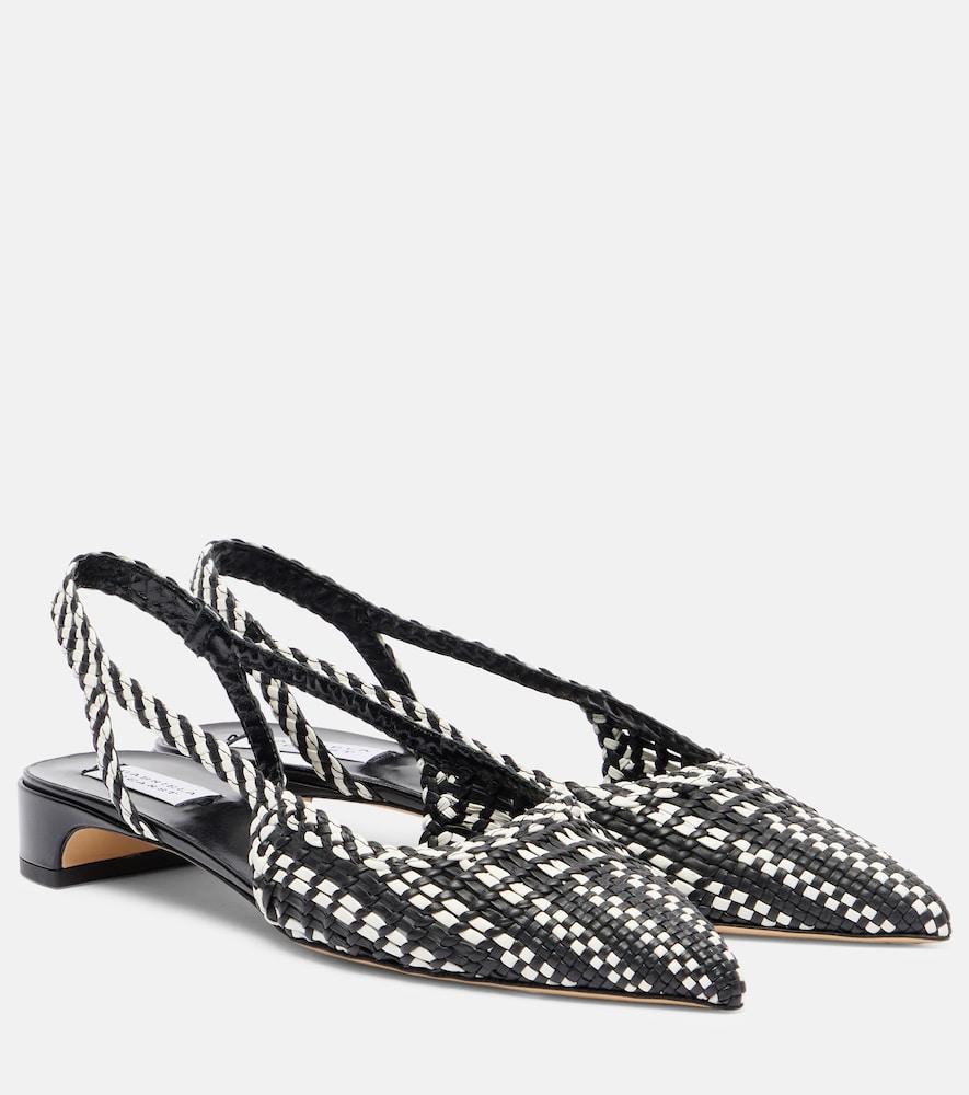 gabriela hearst perro woven leather pumps
