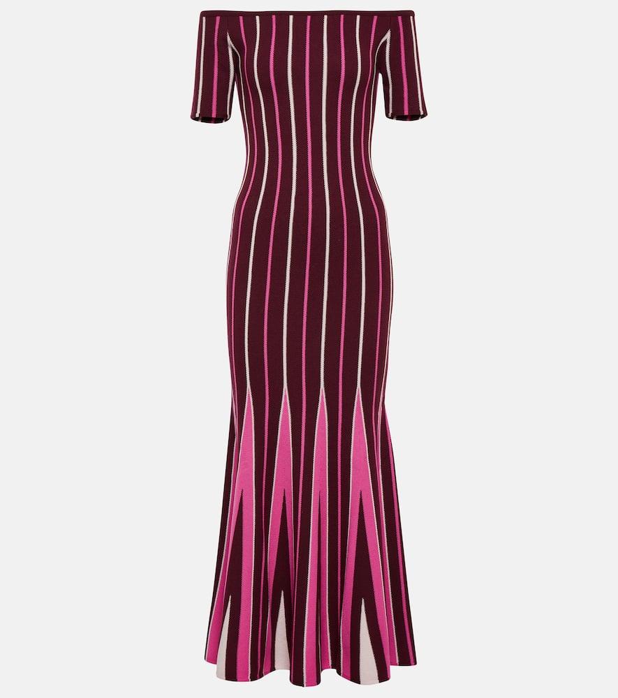 gabriela hearst pleated wool maxi dress