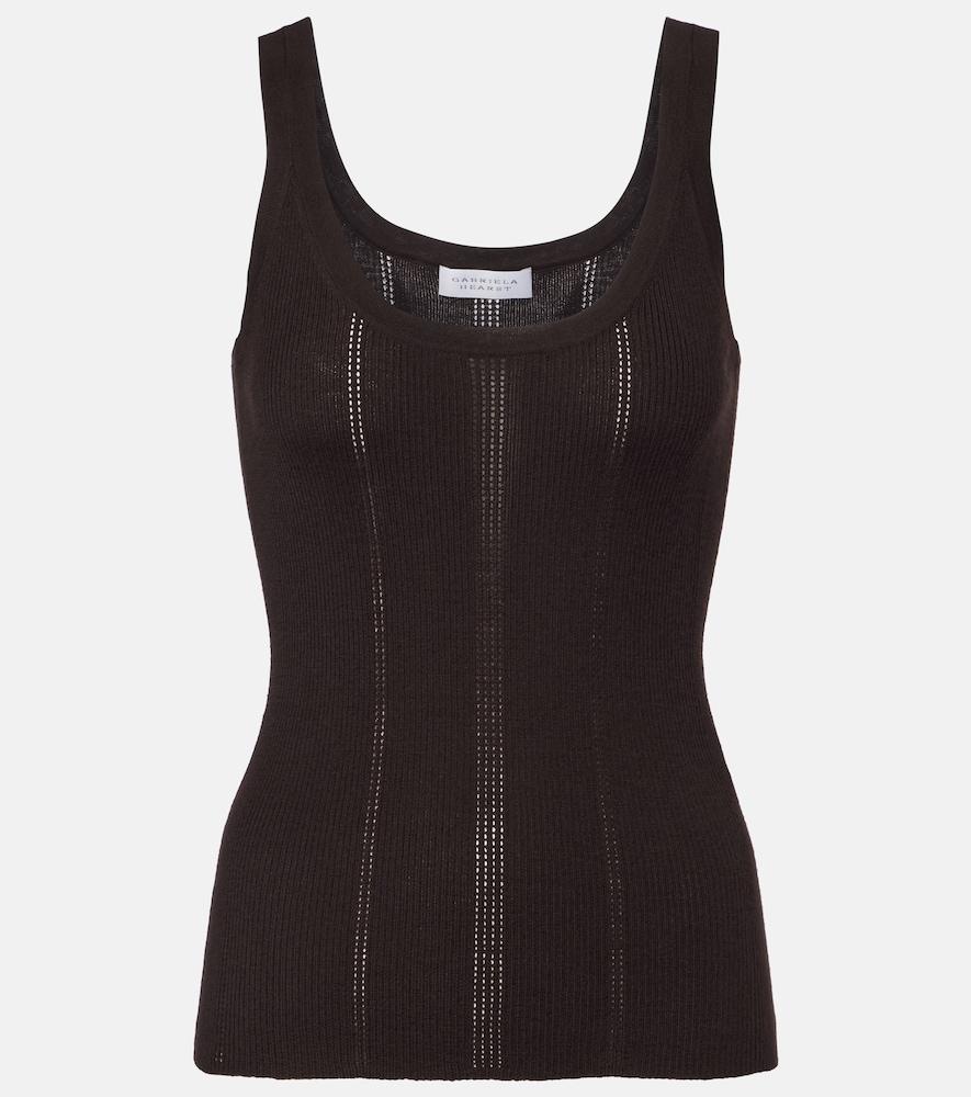 gabriela hearst pointelle wool tank top