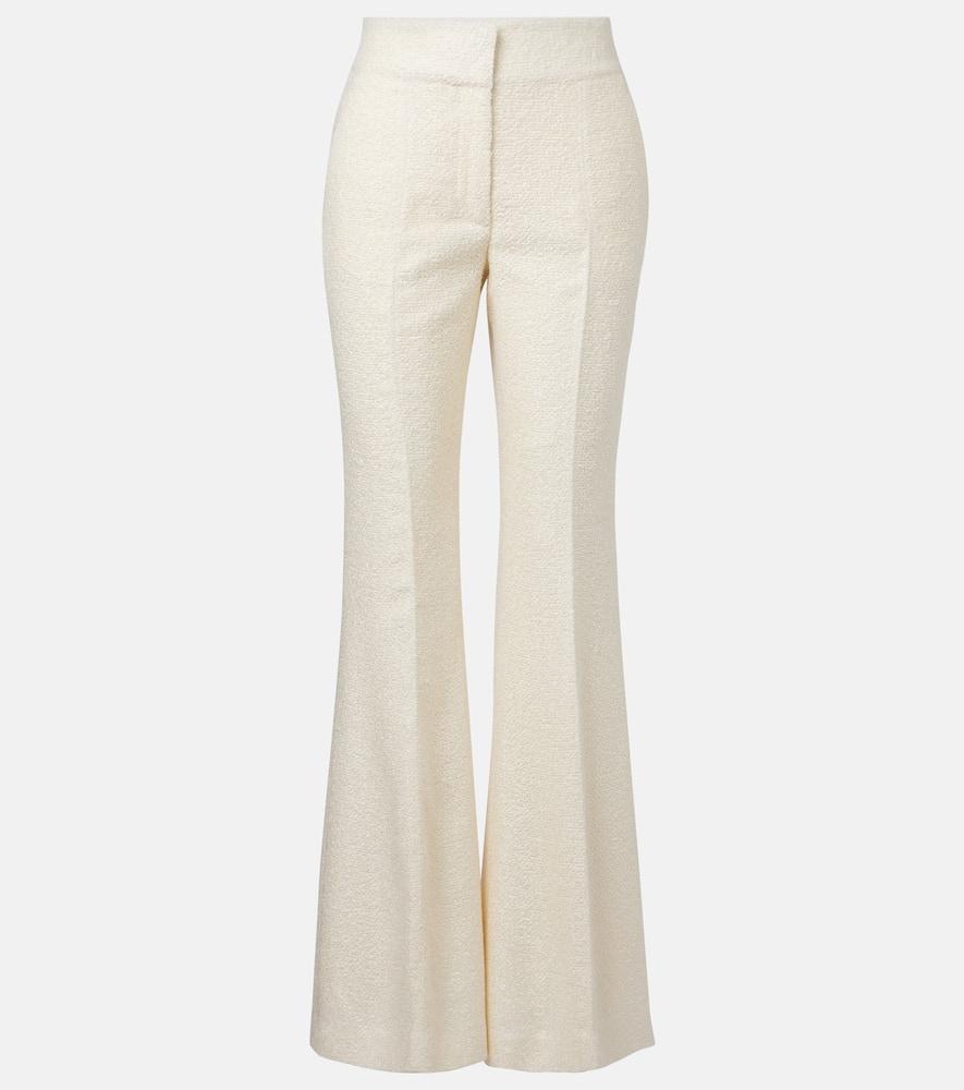 gabriela hearst rhein flared silk pants