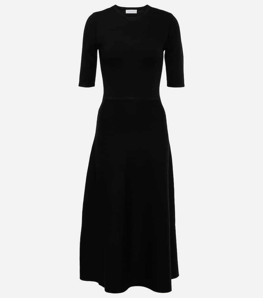gabriela hearst seymore wool, cashmere, and silk dress