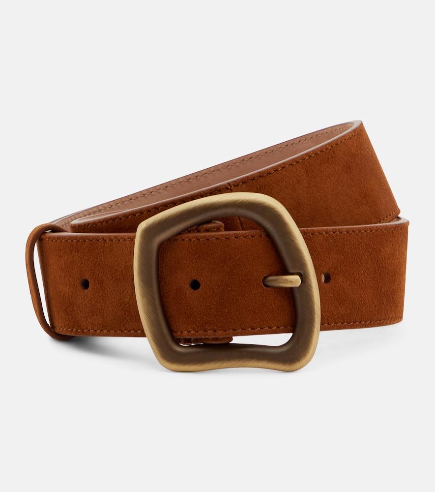 gabriela hearst simone medium suede belt