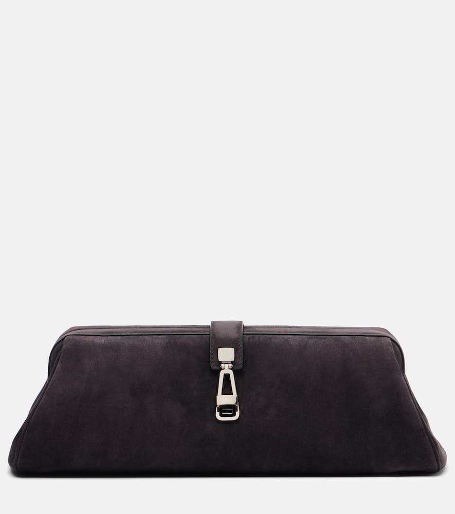 gabriela hearst small suede shoulder bag