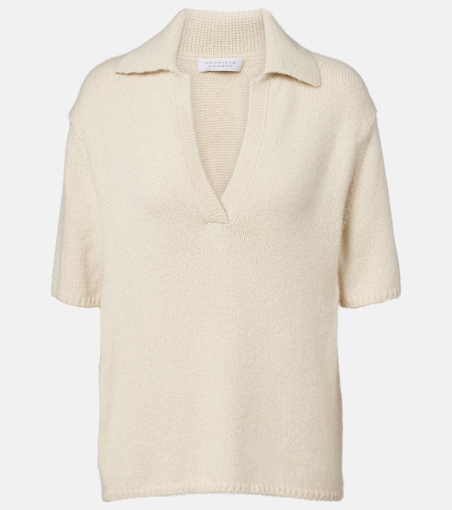 gabriela hearst sohan cashmere polo shirt