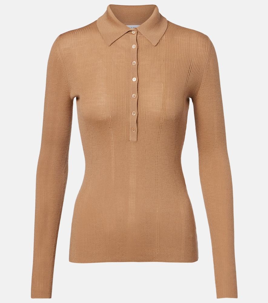 gabriela hearst sophia wool polo sweater