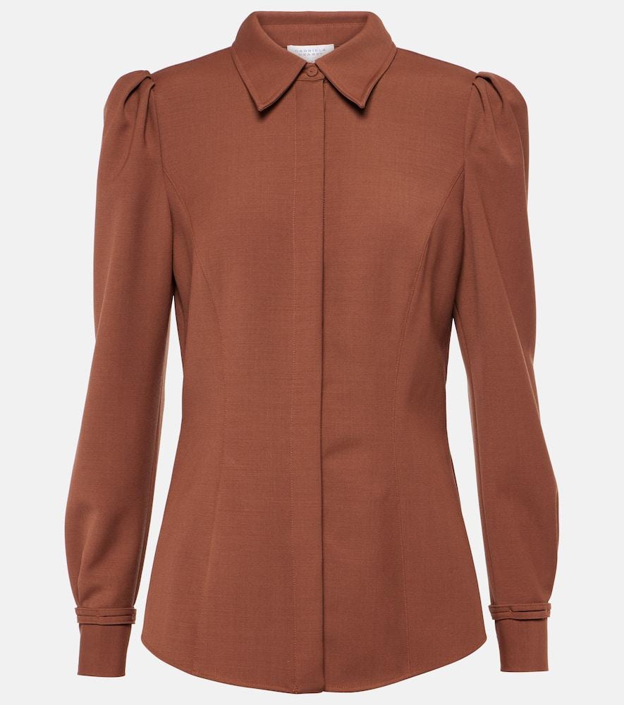 gabriela hearst talbot wool shirt